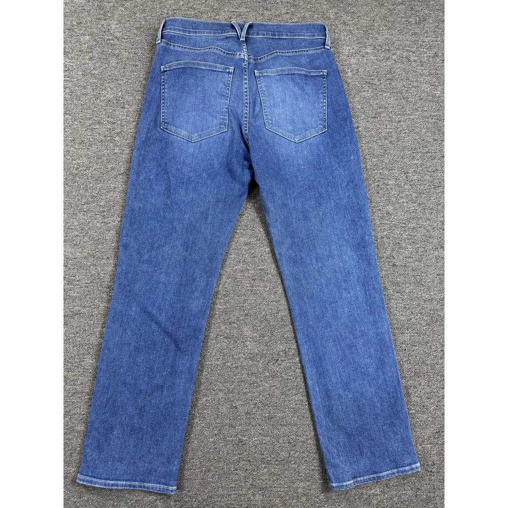 Veronica Beard Jeans Womens 30 Blue Ryleigh Slim Straight‎ High Rise Made USA - Picture 2 of 11